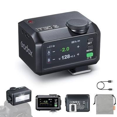 Godox iT30Pro C iT30Pro-C Flash for Canon, 2.4G Mini Canon Flash HSS 1/8000s, 560 Full Power Flashes, TTL Auto-Exposure, 2.8" Full-Color Touchscreen, Built-in Diffuser and Lithium Battery(Black)