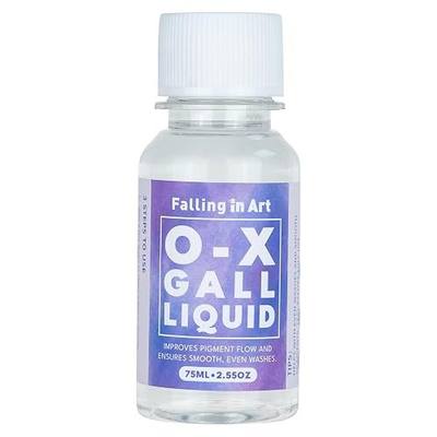 Falling in Art Ox Gall Liquid Watercolor Medium, 2.5 Oz Bottle | For Watercolor Painting