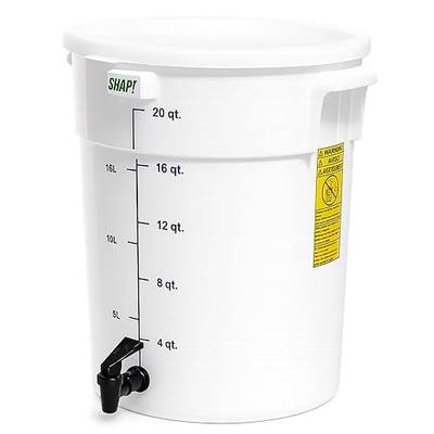 Snap! 5 Gallon Cold Brew Coffee Maker – Low Acid Commercial Cold Brew System with Dual Filtration for Smooth Coffee -Cold Brew Coffee Set-White