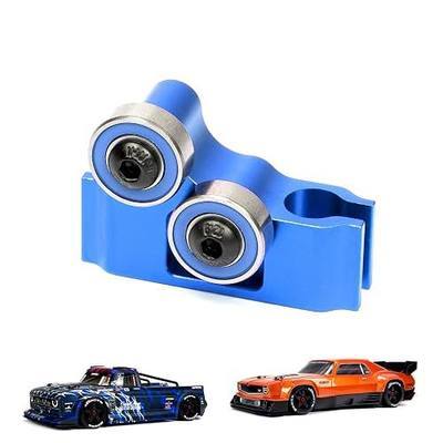 Aluminum Center Driveshaft High Speed Support Set for Arrma 6S 1/7 Felony | Infraction ARA311027,Alloy Center Driveshaft Support Upgrade,High Speed Support Set Part,Center Shaft Support Replace-Blue