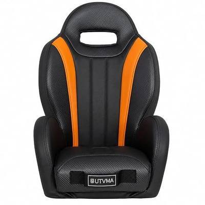 UTV Mini Bucket Seat for Kids (Fits All Stock and Aftermarket UTV and Side by Side Seats) (Orange)