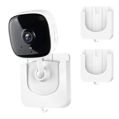 Adhesive Tapo Camera Mount Fits for Tapo Indoor Security Camera C100/C101/C110/C111/Kasa Smart Security Camera EC60/KC400/KC100/KC105, No Drill Wall Mount Bracket Fits TP Link Camera,2Pack