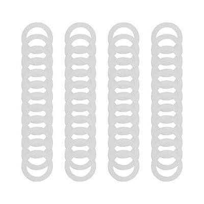 Compatible M8×12MM Steel Shim Washer Set 48pcs (0.1/0.2/0.3/0.5mm, 12pcs Each) – Precision Thin Spacers for Mechanical Engineering, DIY Projects, Compatible with M8 Bolts