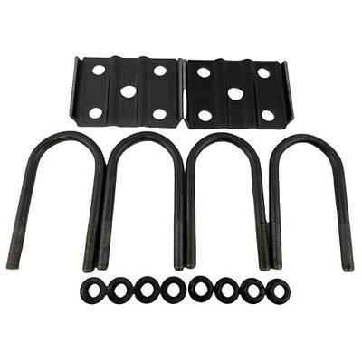 3,500 lb Trailer Axle U-Bolt Kit – Fits 2-3/8" Round Axles – 5.5" x 1/2" U-Bolts with Tie Plates & Hardware – Compatible with Dexter, AL-KO