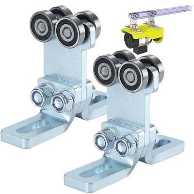 Electric Hoist 4 Wheel Trolley Assembly-Hoist Trolley Rollers.Ideal for Garage Hoist Systems.for use with 1-5/8" Wide and All 1-5/8" or Taller Unistrut Strut Channel