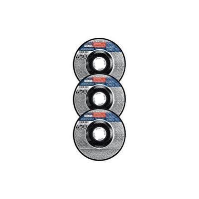 BOSCH GWX27LM450P3 4-1/2 In. X-LOCK® Metal Grinding Wheels - 3 Pack, 30 Grit, Type 27