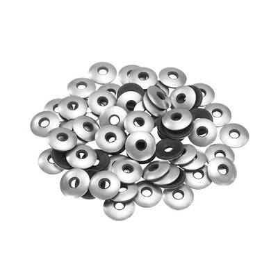 uxcell 75Pcs Neoprene Rubber Sealing Washers M6.3x19mm 304 Stainless Steel EPDM Bonded Sealing Washer Waterproof Gaskets for Screws Bolts