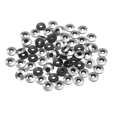 uxcell 150Pcs Neoprene Rubber Sealing Washers M4.2x9.5mm 304 Stainless Steel EPDM Bonded Sealing Washer Waterproof Gaskets for Screws Bolts