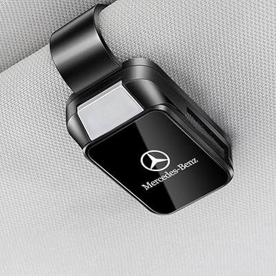 Car Sunglass Holder Compatible with Mercedes-Benz Series Interior Accessories, Eyeglass Holder for Car Sun Visor
