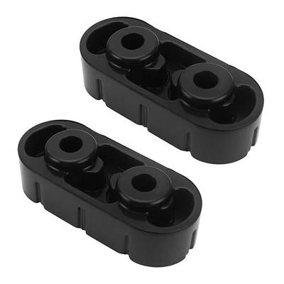2PCS Rubber Exhaust Hangers,Muffler Hanger Compatible with GMC,Cadillac,Chevrolet Replacement OEM#25956663,15740212,Exhaust Hanger Rubber for Vibration & Noise Reduction