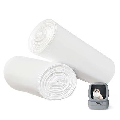 Dedicated to Mintakawa Automatic cat litter box Drawer Liners, Small garbage bag, 20 Count per Roll, 2 Rolls, Tear, Use for Cat litter box, Kitchen, bathroom, and Car Trash Can