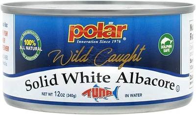 MW Polar Tuna, All Natural Solid White Albacore in Water, 12-Ounce (Pack of 6)