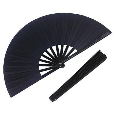 Large Portable Folding Clacking Fans For Line Dancing - Boots On The Ground Hand Fan For Raves & Decorations