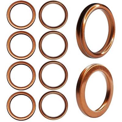 10Pcs Motorcycle Exhaust Crush Gasket for 150cc 200cc Pit Dirt Motorbike ATV Quad Honda CG125 40x30mm