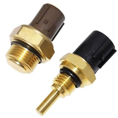 Coolant Temperature Sensor & Cooling Fan Switch for Honda Acura | Set of 2 Honda Accord Civic CR-V Odyssey Pilot Element S2000 Acura CL NSX TL RL MDX Integra TSX 37870-PJ7-003 37760-P00-003