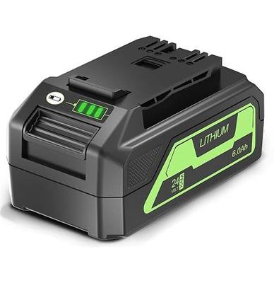 EOTTK 6.0Ah USB Battery Replacement for Greenworks 24V Battery | compatible with 24 Volt greenworks Lawn Mower Battery 29842 29852 LB24A020 for Greenworks 24V tools