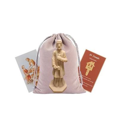St Joseph Statue for Selling House Kit with 2 Instruction Cards and Burial Bag