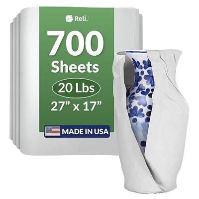 Reli. Newsprint Packing Paper (20 lbs), 700 Sheets | 27" x 17" | Packing Paper Sheets for Moving | Newspaper Box Filler | Perfect for Wrapping, Moving, & Packaging Supplies | Made in the USA