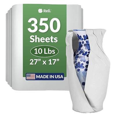 Reli. Newsprint Packing Paper (10 lbs), 350 Sheets | 27" x 17" | Packing Paper Sheets for Moving | Newspaper Box Filler | Perfect for Wrapping, Moving, & Packaging Supplies | Made in the USA