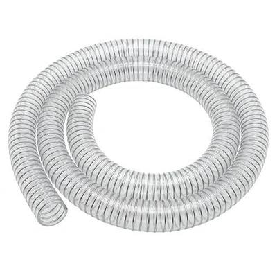 Wire Reinforced Hose 3/4"ID(0.748")×1"OD(0.984") ×32.81FT Vinyl Tubing Heavy Duty PVC Steel Wire Tubing Vacuum Hose,Drain Water Fuel Powder(Multiple Sizes)