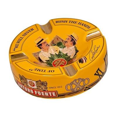 Arturo Fuente Hands Of Time Cigar Ashtray (OpusX Oscuro Yellow)
