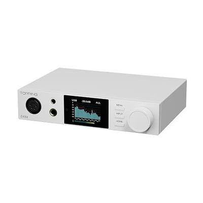 Topping DX5 II Fully Balanced DAC & Headphone Amp Combo Dual ES9039Q2M DSD512 PCM768kHz LDAC Decoder Amplifier (White)