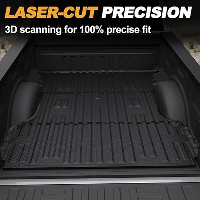 Truck Bed Mat for Ford F250 F350 F450 Super Duty 1999-2016 (NOT for Drop-in), All Weather Truck Bed Liner for F-250 F-350 F-450 Accessories, 6.8FT 81.9'' TPE Heavy Duty Cargo Liner Truck Mat