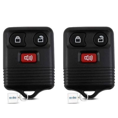 Key Fob Keyless Entry Fits for Ford F150 F250 F350 Explorer Expedition 1998-2016 / Ranger Escape Edge E150 Freestar/Lincoln Navigator Mazda 3 Button Remote Control Replacement CWTWB1U345