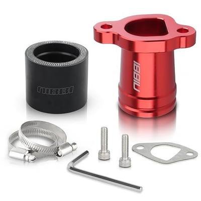NIBBI Predator 212 Intake Manifold,212 Predator Performance Part Intake Pipe Inlet Manifold For Mini Bike 196cc/212cc/224cc Engine GX160 GX200(Red)