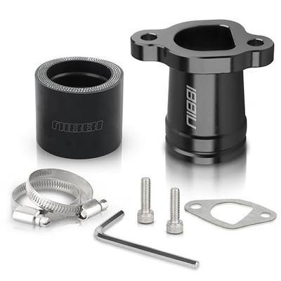 NIBBI Predator 212 Intake Manifold,212 Predator Performance Part Intake Pipe Inlet Manifold For Mini Bike 196cc/212cc/224cc Engine GX160 GX200 225RS(Black)