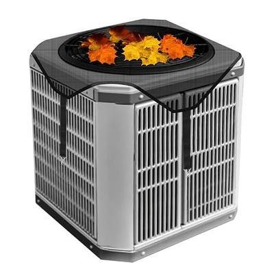 Central Air Conditioner Covers for Outside Units 36'' x 36'', AC Mesh Covers for Outside Unit, AC Unit Cover Outdoor Air Conditioner Condenser Hvac Heat Pump Cover Breathable Top Universal Defender