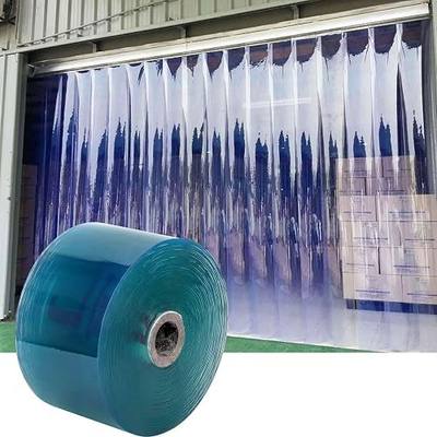 PVC Strip Door Curtains, 164ft Length 7.1in Width Plastic Door Curtain Waterproof Vinyl Roll Tailorable Strip Curtain for Commercial Warehouse Garage Pet House (Transparent)