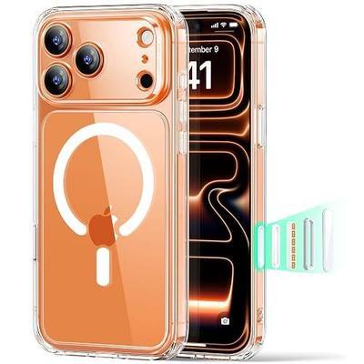ESR for iPhone 17 Pro Max Case, Camera Control Cover, Compatible with MagSafe, Shockproof Military-Grade Protection, Magnetic Phone Case for iPhone 17 Pro Max, Classic Hybrid Case, Clear