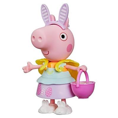 Peppa Pig Springtime Dress-Up Figure with 6 Easy-On Fashion Accessories, 6-Inch Doll, Easter Gift for Kids, Preschool Toys for Girls and Boys 3 and Up
