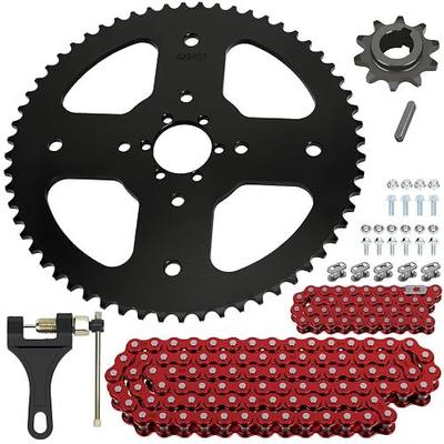 60T Sprocket 420 Chain with 90 Links Rear Chain Mini Bike CT200U | 420 Chain and Sprocket Kit 40mm Bore Replacement for Coleman BT200X CT200U-EX CT100U Baja MB200 DB30 Predator 212 Parts