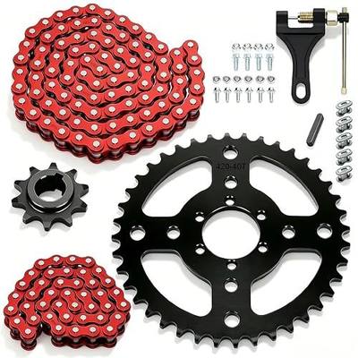 Mini Bike Sprocket 40T 40mm Bore with 420 Chain for CT100U CT200U | Modified 420 Sprocket with 90 + 42 Links Chain Replacement for Coleman BT200X CT200U-EX CC100X Baja MB200 DB30 Predator 212