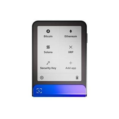 Ledger Flex Crypto Wallet Securely Manage All Your Digital Assets | Blue, 2.8" Gorilla Glass touchscreen signer, NFC, Bluetooth, Secure Element, Private backup