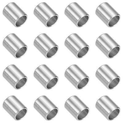 uxcell 16Pcs 304 Stainless Steel Spacer 3/8" OD x 5/16" ID x 1/2" Length(10x8x13mm) Screw Standoff Bushing Plain Finish Unthreaded Round Metal Spacer for M8 Screws Bolts and Rods