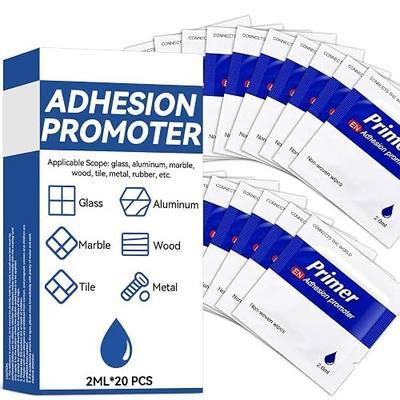 20 Pcs Adhesion Promoter, High Performance Adhesion Promoter for Plastic, Metal and Painted Surfaces, Bonding Enhancer of Acrylic Double Sided Mounting Tape and Automotive Molding Tape