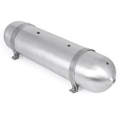 4.2 Gallon 7 Ports (1/4 NPT) Seamless Aluminum Air Tank for Air Ride Suspension Car Train Truck Horn Silver