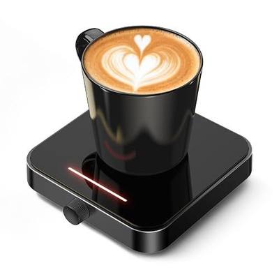 Maestri House Mug Warmer, Electric Coffee Cup Warmer for Desk with 3-Temp Settings,Auto Shut Off, Constant Temperature Heating for Beverage, Milk, Tea and Hot Chocolate at Home & Office (Black)