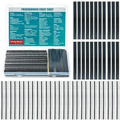 Lonely Binary 75pcs 2.54mm Male hearder and Female Breadboard Pin Headers (20x40-pin Female headers, 55x40-pin Male headers) with Storage Case Compatible with Arduino ESP32 STEM DIY Projects