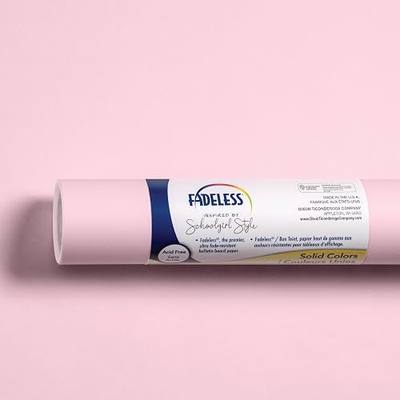 Fadeless Schoolgirl Style Bulletin Board Paper, Pretty in Pink 47.25" x 25', 1 Roll