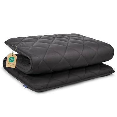 Aircliff Japanese Floor Futon Mattress, Roll Up Tatami Mat, Sleeping Pad, Shikibuton, CertiPUR-US Certified Foam Floor Bed Mattress for Sleeping, Dormitory, Guest Bed, Designed in Japan(Grey, Queen)