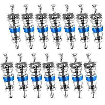 100Pcs HVAC Schrader Valve Core High Pressure Teflon Seal for R410 R32 R22 | Fits AC & Refrigeration Systems, Durable & Wear Resistant, Easy Install, Home Commercial HVAC Repair, Valve Stem Core