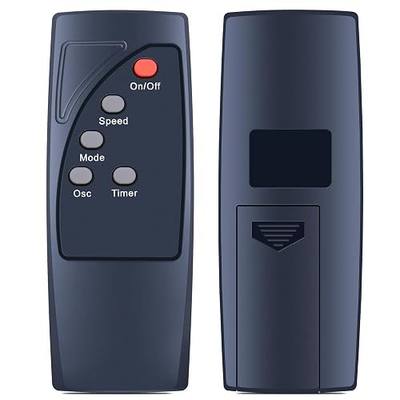 RETROSUN Replacement Remote Control Compatible with AMZ Basics 16" Pedestal Floor Fan FS40-10BR, Black