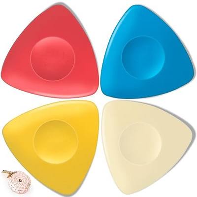 4 Pack Tailors Chalk, Sewing Chalk for Fabric, Professional Washable Triangle Fabric Marker for Quilting, Crafts, Sewing Supplies Accessories