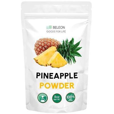Pineapple Powder 8 oz - Pure All Natural Pineapple Powder for Juice, Tea, Smoothies, Baking, Beverage
