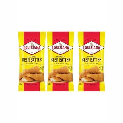 Louisiana Fish Fry Beer Batter Mix 8.5 oz - Pack of 3