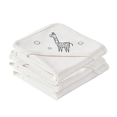 100% Cotton Baby Blankets - Ultra Soft Breathable Cartoon Print Multi-Scenario Usage Blankets, 3pcs 31x31 Inches for Boys Girls, Nursing, Diapering&Car Seat etc.